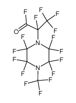 Perfluoro[2-N-methylpiperazinyl)propionyl fluoride]结构式