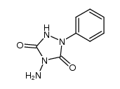4-amino-1-phenyl-[1,2,4]triazolidine-3,5-dione结构式