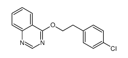 4-[2-(4-chlorophenyl)ethoxy]quinazoline结构式