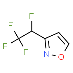 Isoxazole, 3-(1,2,2,2-tetrafluoroethyl)- (9CI) Structure