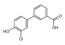 3-(3-chloro-4-hydroxyphenyl)benzoic acid结构式