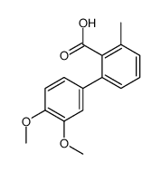2-(3,4-dimethoxyphenyl)-6-methylbenzoic acid结构式