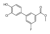 methyl 3-(3-chloro-4-hydroxyphenyl)-5-fluorobenzoate Structure