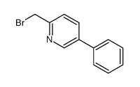 2-(bromomethyl)-5-phenylpyridine Structure