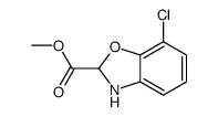 7-氯-2,3-二氢苯并[d]噁唑-2-羧酸甲酯结构式