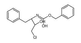 (2S,3s)-3-(苄氧基羰基氨基)-1-氯-2-羟基-4-苯基丁烷结构式
