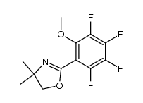 2-(2,3,4,5-tetrafluoro-6-methoxyphenyl)-4,4-dimethyl-2-oxazoline Structure