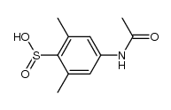 (4-acetamido-2,6-dimethylphenyl)sulfinic acid Structure