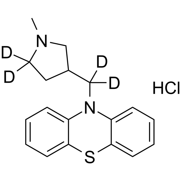 Methdilazine-d4 hydrochloride Structure