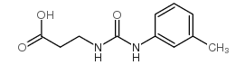 3-(3-间甲苯脲啶)-丙酸结构式