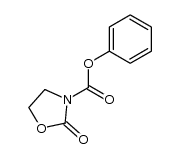 N-phenoxycarbonyl-2-oxazolidinone Structure