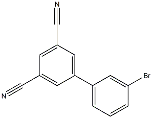3'-broMo-[1,1'-biphenyl]-3,5-dicarbonitrile Structure