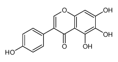 5,6,7-trihydroxy-3-(4-hydroxyphenyl)chromen-4-one Structure