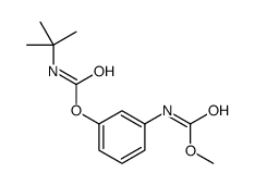 m-(tert-Butylcarbamoyloxy)carbanilic acid methyl ester结构式