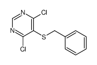 5-benzylsulfanyl-4,6-dichloropyrimidine structure