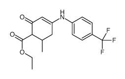 ethyl 6-methyl-2-oxo-4-[4-(trifluoromethyl)anilino]cyclohex-3-ene-1-carboxylate Structure