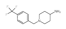 1-(4-三氟甲基-苄基)-哌啶-4-胺结构式