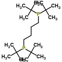 1,4-bis(di-tert-butylphosphino)butane structure