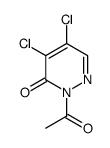 2-acetyl-4,5-dichloropyridazin-3-one Structure
