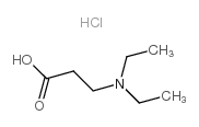 3-(DIETHYLAMINO)PROPANOIC ACID HYDROCHLORIDE structure