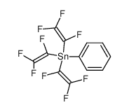 (Phenyl-tris-perfluorvinyl)-zinn结构式