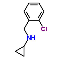 N-(2-氯苄基)环丙胺结构式