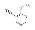 4-甲氧基-5-嘧啶甲腈结构式