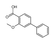3-甲氧基-[1,1-联苯]-4-羧酸结构式