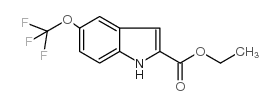 5-(三氟甲氧基)-1H-吲哚-2-羧酸乙酯结构式