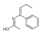 N-(1-phenylbut-1-enyl)acetamide结构式