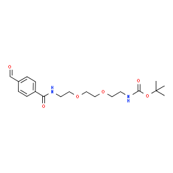 Ald-Ph-PEG2-NH-Boc结构式