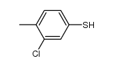 3-chloro-4-methyl-thiophenol Structure