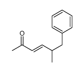 5-methyl-6-phenylhex-3-en-2-one Structure