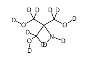 三(羟甲基-d3)氨基-d2-甲烷结构式