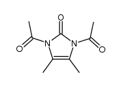1,3-diacetyl-4,5-dimethylimidazolin-2(1H)-one结构式