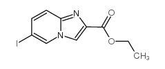 6-碘H-咪唑并[1,2-a]吡啶-2-甲酸乙酯结构式