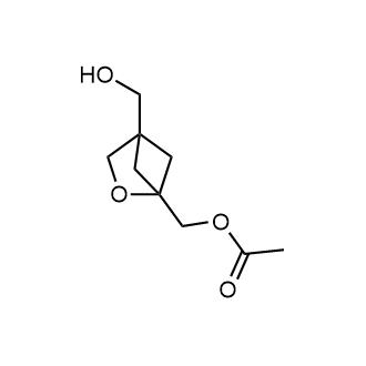 [4-(羟甲基)-2-氧杂双环[2.1.1]己-1-基]乙酸甲酯结构式
