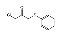1-chloro-3-phenylsulfanylpropan-2-one Structure