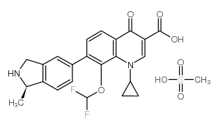 garenoxacin mesylate Structure