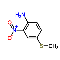 4-甲巯基-2-硝基苯胺结构式