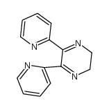 2,3-双-(2-吡啶)-5,6-二氢吡嗪结构式