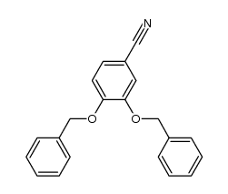 3,4-bis(phenylmethoxy)-benzonitrile Structure