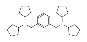 1,3-双(二环戊基膦甲基)苯结构式