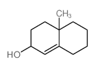 4a-methyl-3,4,5,6,7,8-hexahydro-2H-naphthalen-2-ol Structure