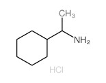 Cyclohexanemethanamine,a-methyl-, hydrochloride (1:1) Structure