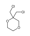 2,2-bis(chloromethyl)-1,4-dioxane结构式