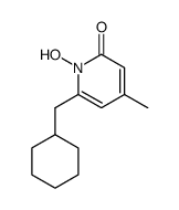 1-hydroxy-4-methyl-6-(methylcyclohexyl)-2-pyridone结构式