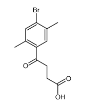 4-(4-溴-2,5-二甲基苯基)-4-氧代丁酸结构式