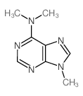9H-Purin-6-amine,N,N,9-trimethyl-结构式