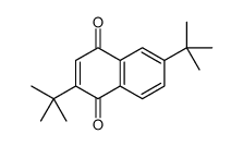 2,6-ditert-butylnaphthalene-1,4-dione结构式